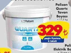 Polisan Quartz Tavan Boyası 17.5 kg image