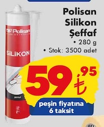 Polisan Silikon Şeffaf 280 g image