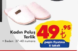 Kadın Peluş Terlik image