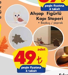 Ahşap Figürlü Kapı Stoperi image