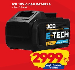JCB 18V 6.0AH Batarya image