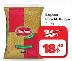 Başhan Pilavlık Bulgur 1 kg image