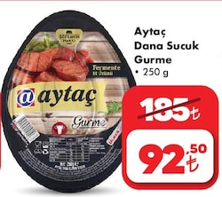 Aytaç Dana Sucuk Gurme 250 gr image
