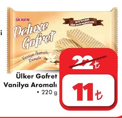 Ülker Gofret Vanilya Aromalı 220 gr image