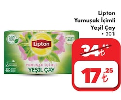 Lipton Yumuşak İçimli Yeşil Çay 20'li image