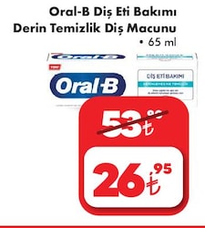 Oral-B Diş Eti Bakımı Derin Temizlik Diş Macunu 65 ml image