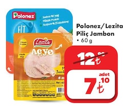 Polonez/Lezita Piliç Jambon 60 g image