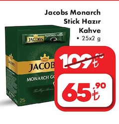 Jacobs Monarch Stick Hazır Kahve 25x2 g image