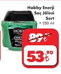 Hobby Enerji Saç Jölesi Sert 250 ml image