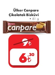 Ülker Canpare Çikolatalı Bisküvi 81 g image