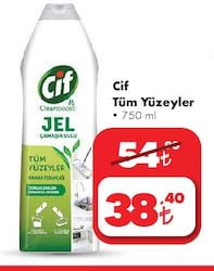 Cif Tüm Yüzeyler 750 ml image