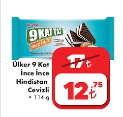 Ülker 9 Kat İnce İnce Hindistan Cevizli 114 g image
