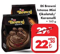Eti Browni Intense Mini Çİkolatalı/Karamelli 160 g image