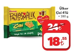 Ülker Çizi 4'lü 280 g image