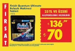 Finish Quantum Ultimate Bulaşık Makinesi Tableti 15'li image