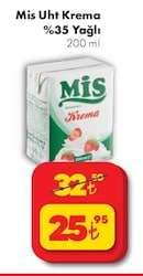 Mis Uht Krema %35 Yağlı 200 ml image
