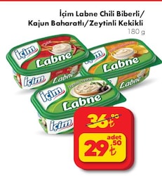 İçim Labne Chill Biberli / Kajun Baharatlı / Zeytinli Kekikli 180 gr image