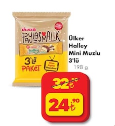 Ülker Halley Mini Muzlu 3'lü 198 gr image