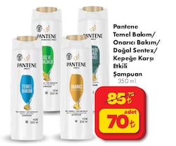 Pantene Temel Bakım / Onarıcı Bakım / Doğal Sentez / Kepeğe Karşı Etkili Şampuan image