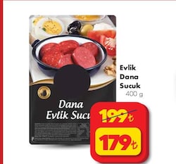 Evlik Dana Sucuk 400 gr image