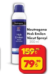 Neutrogena Hızlı Emilen Vücut Spreyi 200 ml image