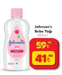 Johnson's Bebe Yağı 200 ml image