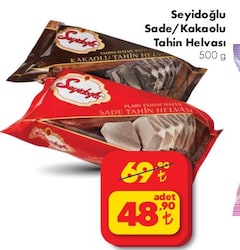 Seyidoğlu Sade/Kakaolu Tahin Helvası 500 g image