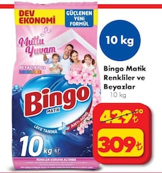 Bingo Matik Renkliler ve Beyazlar 10 kg image