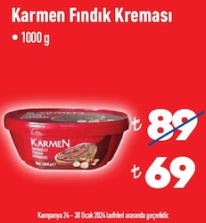 Karmen Fındık Kreması 1000 g image