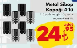 Metal Sibop Kapağı 4'lü image