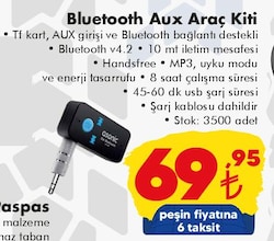 Bluetooth Aux Araç Kiti image
