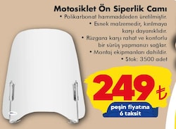 Motosiklet Ön Siperlik Camı image