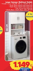 Lange Çamaşır Makinesi Dolabı image