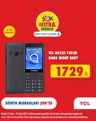 Tcl 4022S T302D Dark Night Grey image