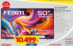 Şok Fenoti FN50500 50 inç Ultra HD Webos Smart LED TV