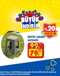 Büyük Tabure Antrasit  image