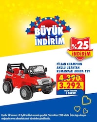 Pilsan Champıon Akülü Uzaktan Kumandalı Araba 12 v image