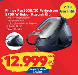 Philips PSG8030/20 Perfectcare 2700 W Buhar Kazanlı Ütü image