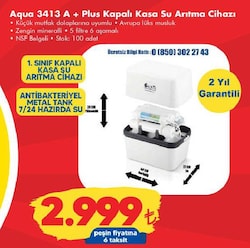 Aqua 3413 A+Plus Kapalı Kasa Su Arıtma Cihazı image