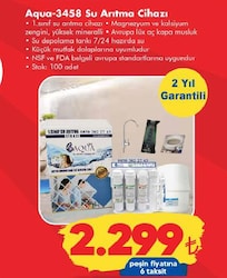 Aqua-3458 Su Arıtma Cihazı image
