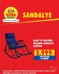 Alart Tv Koltuğu Sallanır Sandalye Lacivert image