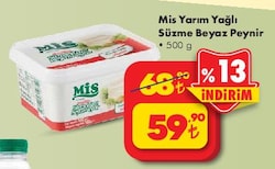 Mis Yarım Yağlı Süzme Beyaz Peynir 500 g image