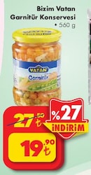 Bizim Vatan Garnitür Konservesi 560 g image