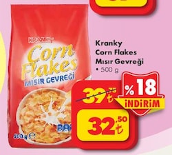 Kranky Corn Flakes Mısır Gevreği 500 g image