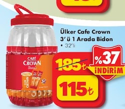 Ülker Cafe Crown 3'ü 1 Arada Bidon 32'li image