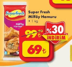 Super Fresh Milföy Hamuru 1 kg image
