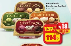 Carte Classic Dondurma Çeşitleri 850 ml image