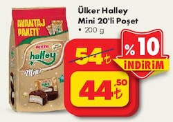 Ülker Halley Mini 20'li Poşet 200 g image