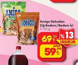 Amigo Dalından Çiğ Badem / Badem İçi 150 g image