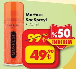 Morfose Saç Spreyi 75 ml image
